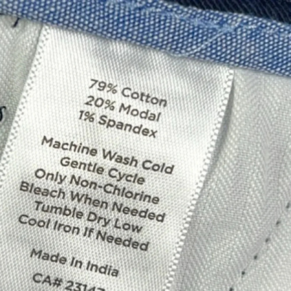 Talbots New Women’s 18WP Navy Blue Pockets Wide Leg High Waist Full Length Pant - Picture 8 of 12